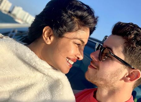 Priyanka with her husband Nick